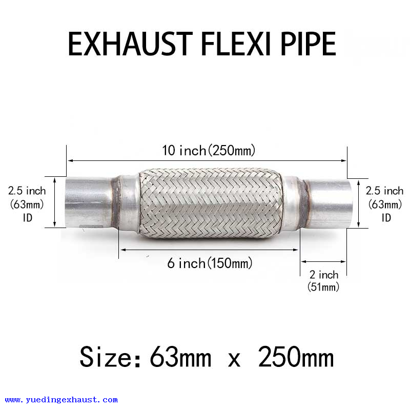 63 mm x 250 mm Escape Flexi Tubería Flex Junta Reparación de tubo flexible